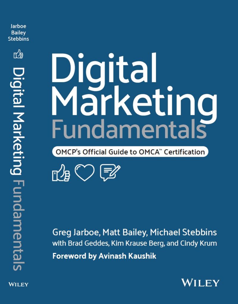 Wiley Published Book on Digital Marketing Fundamentals and the Official Guide to OMCA Certification from OMCP
